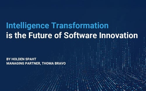 Intelligence Transformation is the Future of Software Innovation 